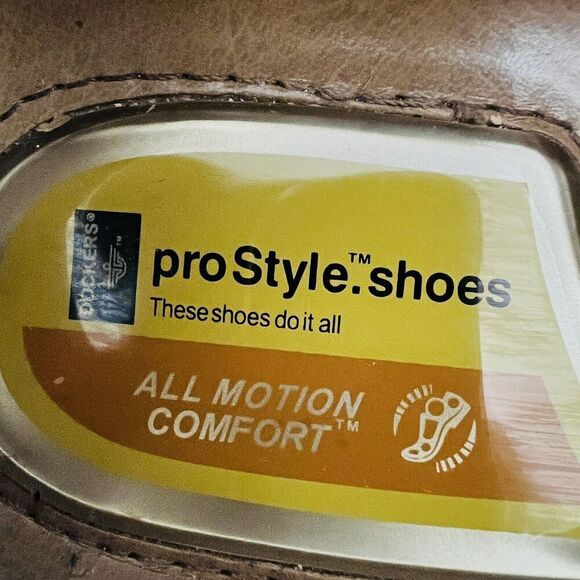 🎉Clearance🎉Dockers Brown Leather Pro Style All Motion Comfort Dress Shoes 9M - Picture 9 of 10